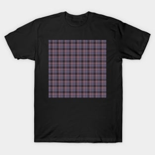 Plaid   by Suzy Hager        Amari Collection 107    Shades of Grey, Violet and Brown T-Shirt